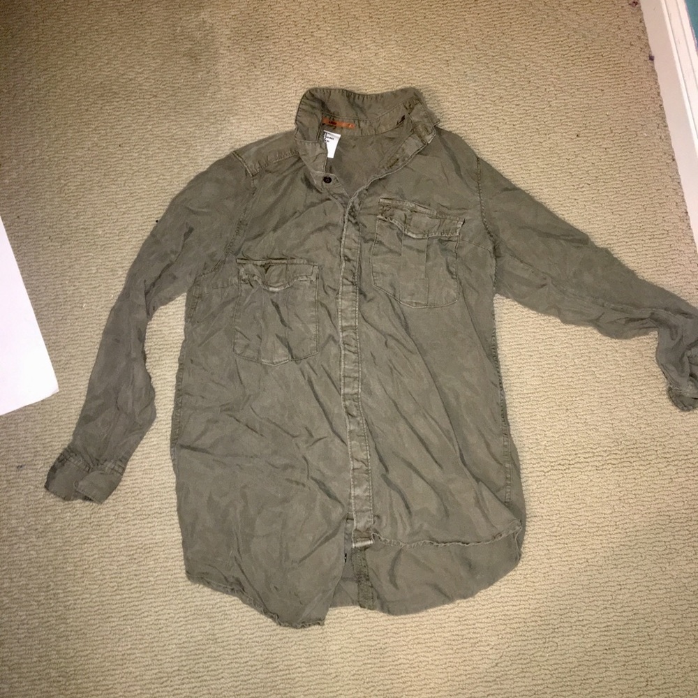 Army green jacket